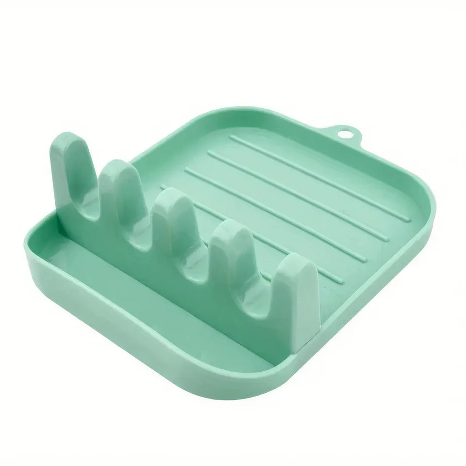 1 Green Cutlery Rack, Kitchen Dish Drain Rack, Suitable for Kitchen Chopsticks, Kitchenware, Kitchen Storage and Organization